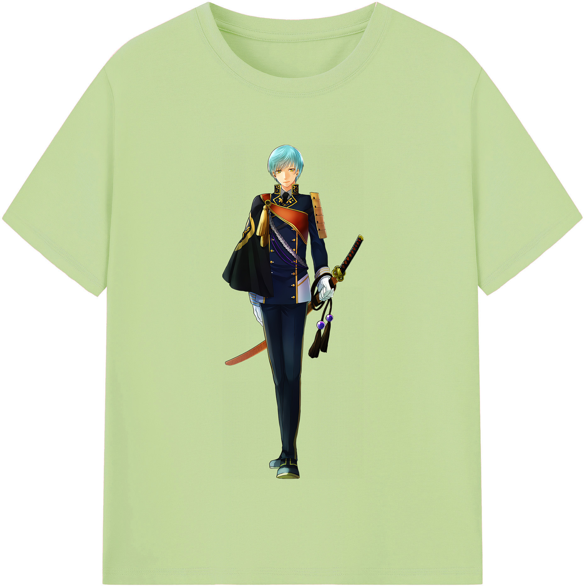 （画像用） 刀剣乱舞 Touken Ranbu 綿100％半袖Tシャツ（フロントプリント）